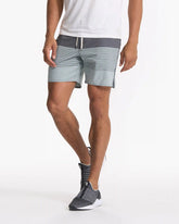 Trail Short | Shale/Neptune Stripe