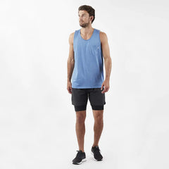 Stockton Short | Black Linen Texture