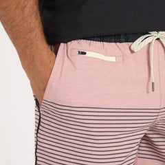 Banks Short Unlined 5" | Burnt Clay Stripe
