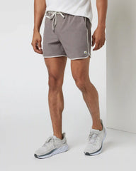 Banks Short Unlined 5" | Java Linen Texture