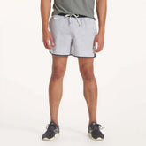 Banks Short Unlined 5" | Platinum Herringbone