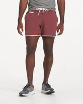 Banks Short Unlined 5" | Russet Linen Texture
