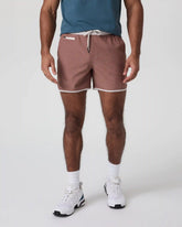 Banks Short Unlined 5" | Sedona Brown Stripe