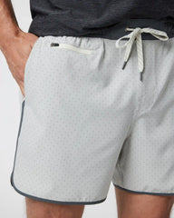 Banks Short Unlined 5" | Sky Grey Micro Dot