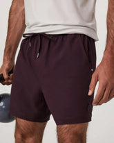 Kore Short Lined 5" | Raisin Tonal