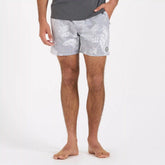 Cape Short | Light Grey Vintage Leaf