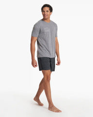 Peak Boardshort | Charcoal Escape