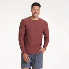 Long Sleeve Strato Tech Tee | Cedar Heather