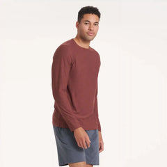 Long Sleeve Strato Tech Tee | Cedar Heather