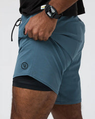 Elevate Kore Short Lined 7" | Light Deep Sea