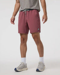 Kore Short Unlined 7" | Saltwater Red