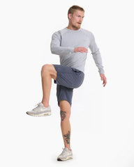 Austin Sweatshort | Azure Heather