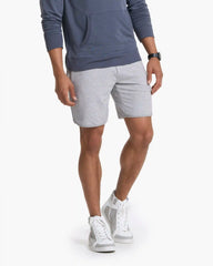 Austin Sweatshort | Light Heather Grey