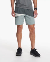 Colorblock Kore Short Lined 7" | Smoked Beryl/Stormy/Vapor