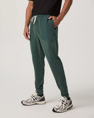 Sunday Performance Mixed Media Jogger 28" | Agate Green Heather