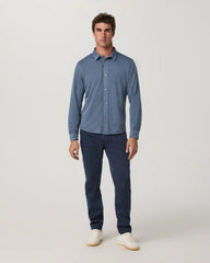 Benton Stretch Twill Pant Athletic Slim Fit 32" | Ink