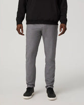 Aim Trouser Athletic Slim Fit 30" | Gull Grey Linen Texture
