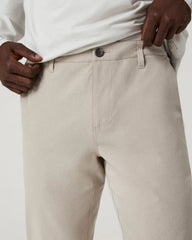 Aim Trouser Athletic Slim Fit 30" | Khaki Linen Texture