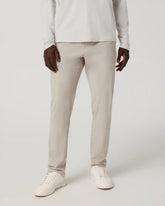 Aim Trouser Athletic Slim Fit 30" | Khaki Linen Texture