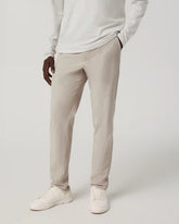 Aim Trouser Athletic Slim Fit 32" | Khaki Linen Texture