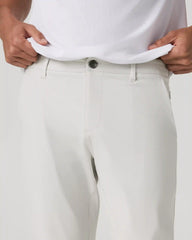 Aim Trouser Athletic Slim Fit 32" | Salt Linen Texture