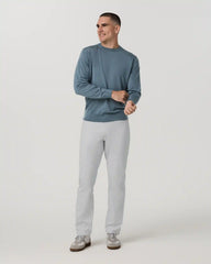 Vuori Meta™ Cotton Pant Classic Fit 30" | Frost Grey