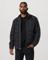 Ridge Fleece Jacket | Navy Plaid