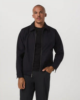 Vuori Meta™ Twill Harrington Jacket | Black