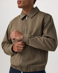 Vuori Meta™ Twill Harrington Jacket | Peppercorn