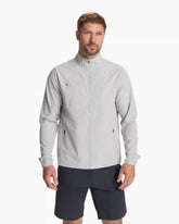 Venture Track Jacket | Platinum Linen Texture