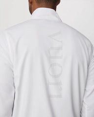 Venture Track Jacket | White Logo Graphic
