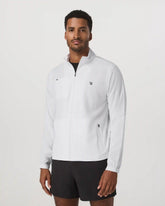 Venture Track Jacket | White Logo Graphic