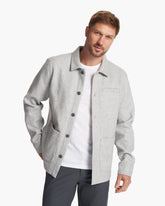 Brecken Jacket | Light Heather Grey