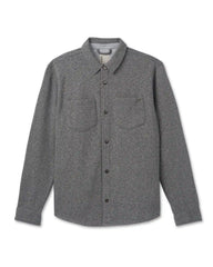 Del Mar Fleece Shirt Jacket | Heather Grey