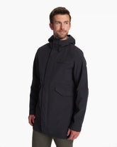 Palisades Long Rain Jacket | Black