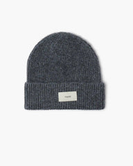 Label Beanie | Charcoal Heather