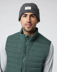 Label Beanie | Charcoal Heather