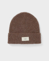 Label Beanie | Nutmeg Heather