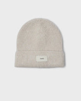 Label Beanie | Natural Heather