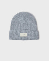 Label Beanie | Light Heather Grey