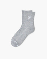 Half Crew Sock | Pale Grey Heather