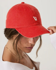 Vuori Dad Hat | Crimson