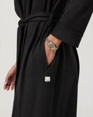 DreamKnit™ Robe | Black Heather