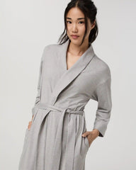 DreamKnit™ Robe | Pale Grey Heather