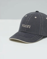 Contrast Stitch Hat | Dark Pewter