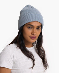 Alpine Waffle Beanie | Light Cloud