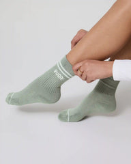 Vuori Crew Sock | Agave Green