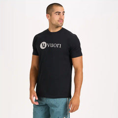 V1 Vuori Wordmark Logo Tee | Black