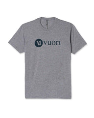 V1 Vuori Wordmark Logo Tee | Heather Grey