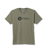 V1 Vuori Wordmark Logo Tee | Moss Green Heather